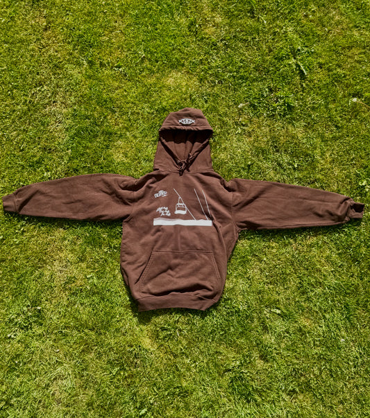 Lift Hoodie-Dark Brown