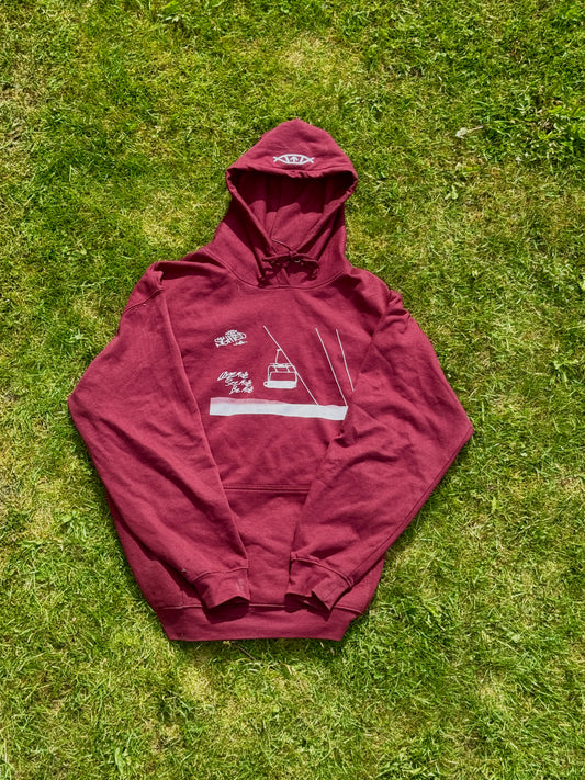 Lift Hoodie-Maroon